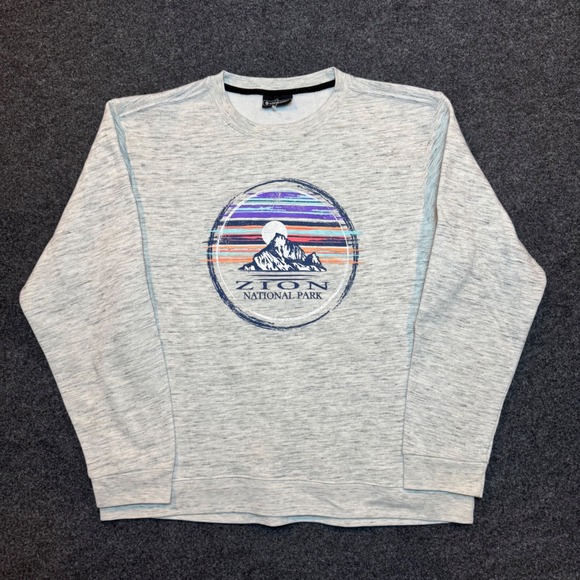 Lone Rock Clothing Other - Lone Rock Zion National Park Sweatshirt Mens XL Gray Heather Graphic Pullover